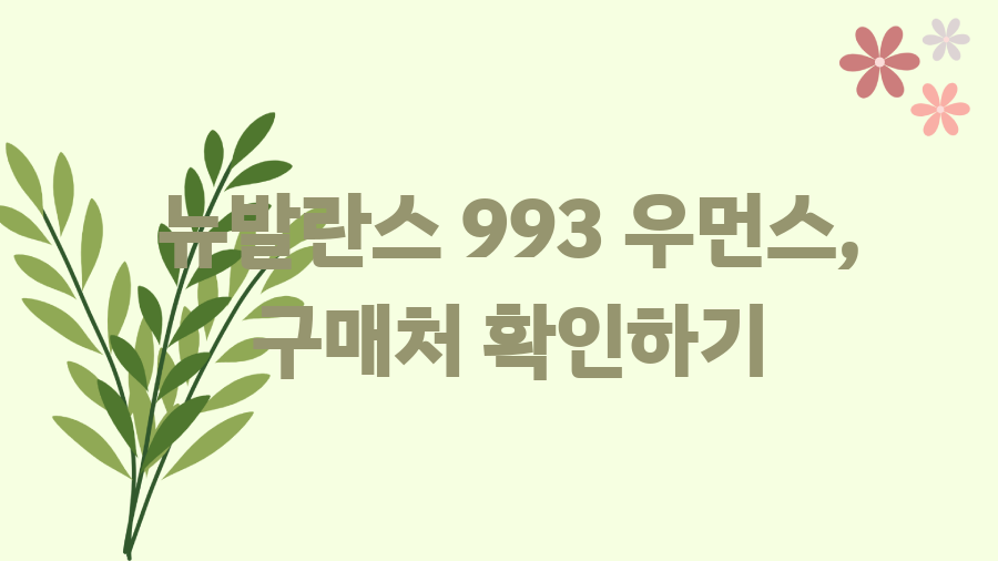 뉴발란스 993 우먼스? 사이즈 고민 끝! 완벽 가이드 - 뉴발란스 993 우먼스, 구매처 확인하기 뉴발란스 993 우먼스? 사이즈 고민 끝! 완벽 가이드 - 뉴발란스 993 우먼스, 구매처 확인하기