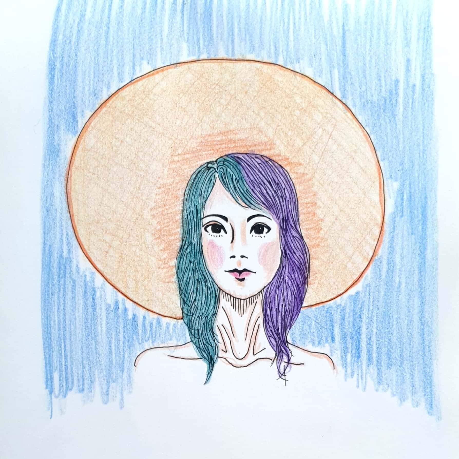  Hotter 뜨겁게 / 일러스트 그림 드로잉 / 인물화 그리기