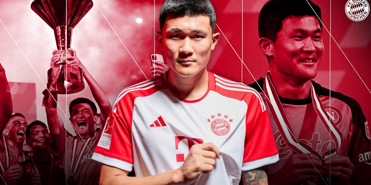 김민재 선수 포토존 (출처: FC Bayern Munchen)