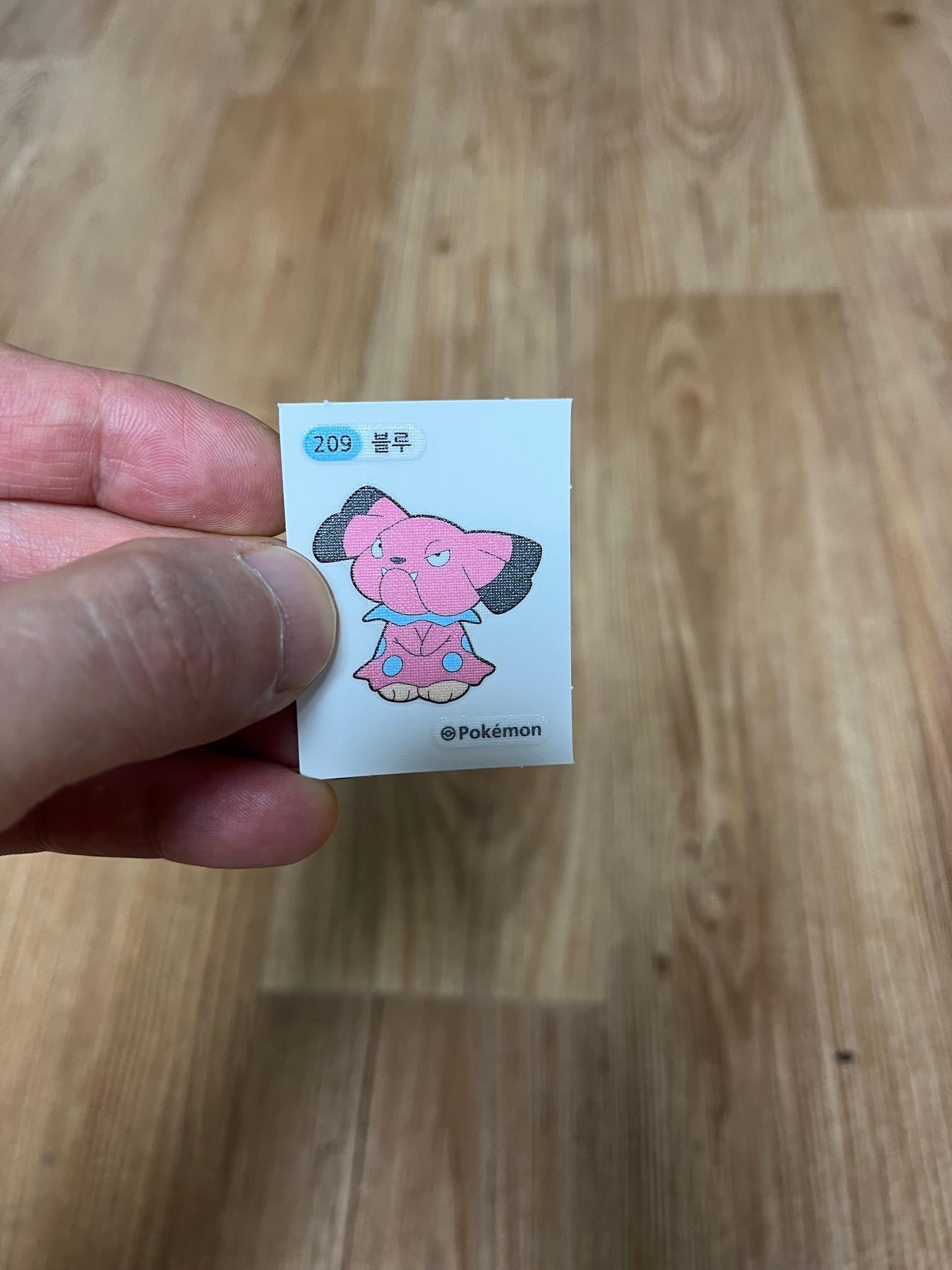 포켓몬 띠부띠부씰 블루 2세대