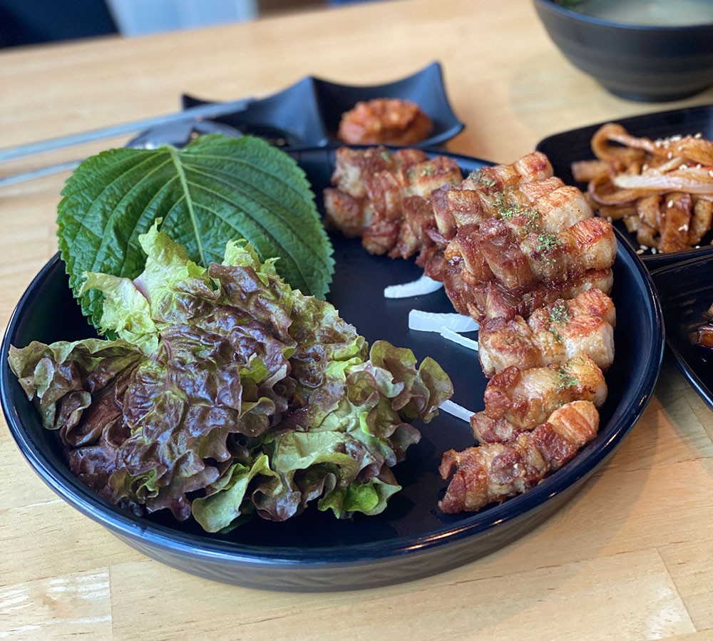  경북도청 신도시 맛집 나들이 식당, 깔끔한 한상차림 삼겹살구이 추천