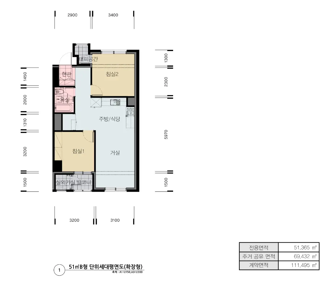 51b 평면도