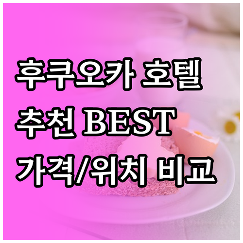 후쿠오카 텐진 하카타 호텔 추천 가격