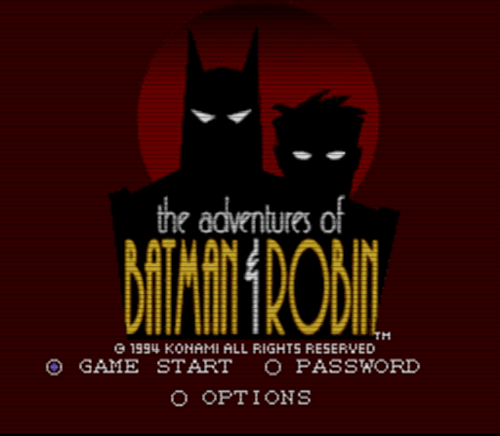  슈퍼 패미컴SNES, 배트맨과 로빈의 모험(The Adventures of Batman & Robin) 콘솔게임 바로플레이