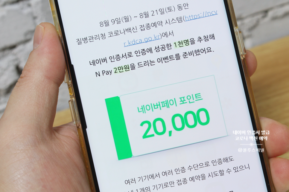 발급 방법이 간단하군요.NA VER 인증서. 19