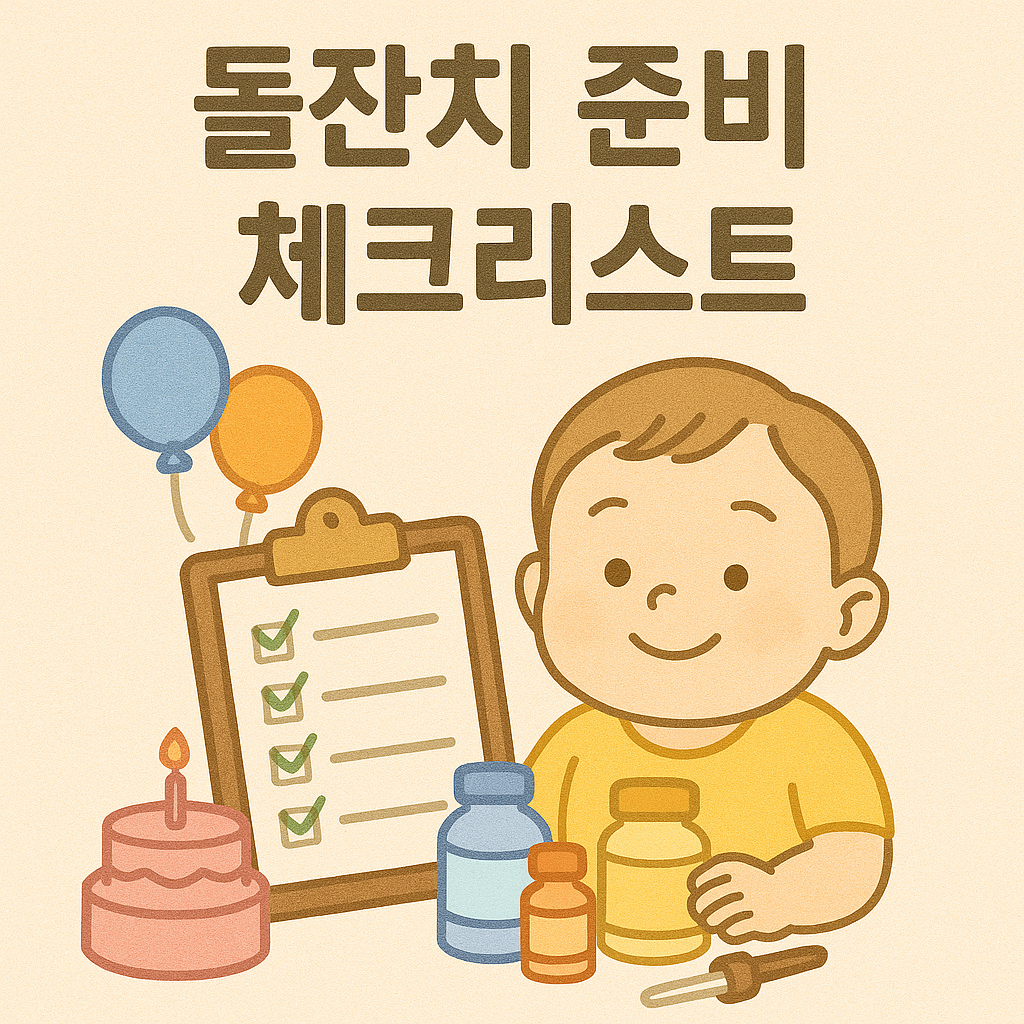 돌찬지 준비 리스트