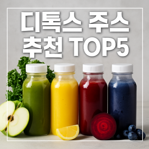 초보도 알기 쉬운 디톡스 주스 추천 TOP5 썸네일 이미지