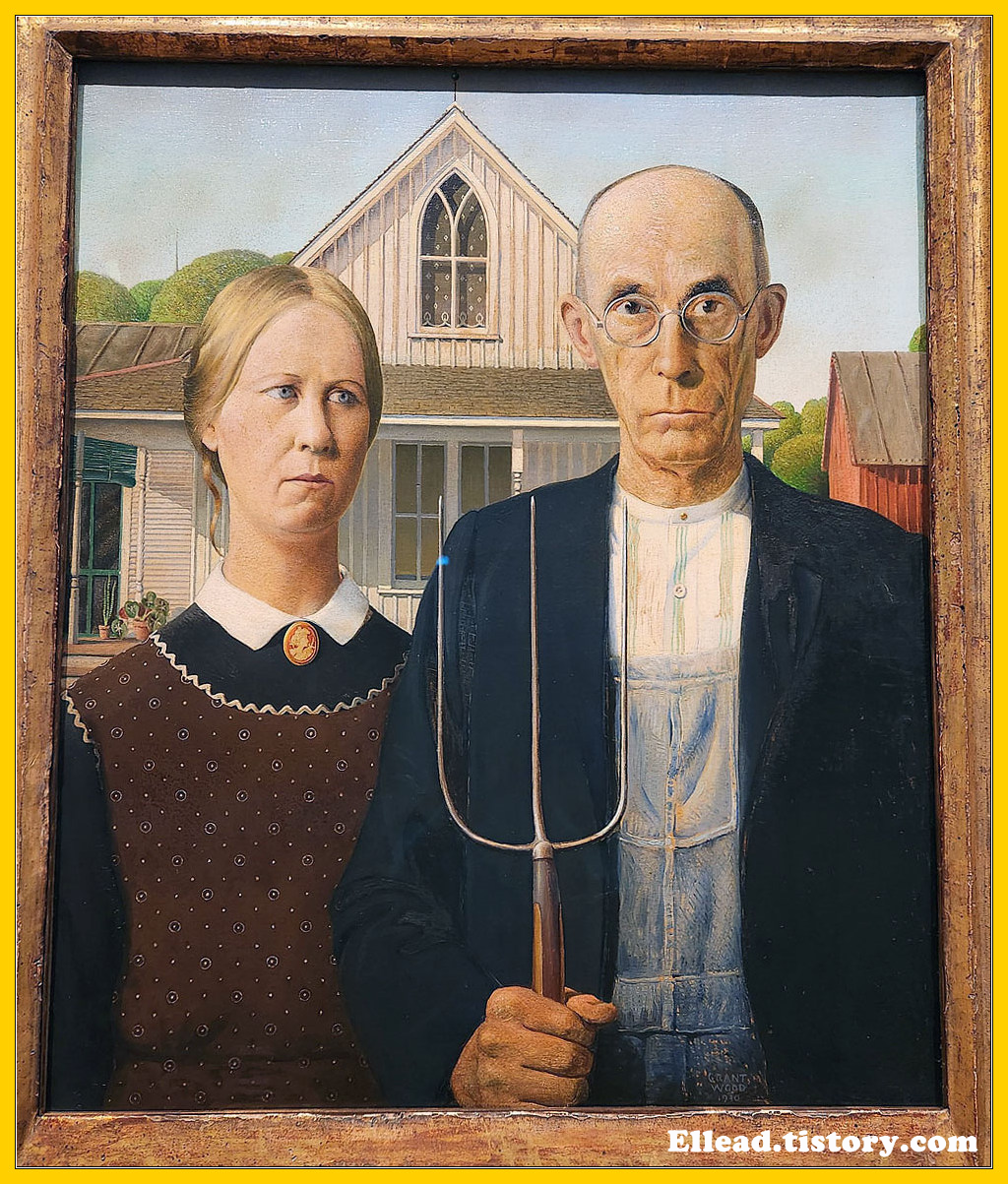 Grant Wood, American Gothic, 1930