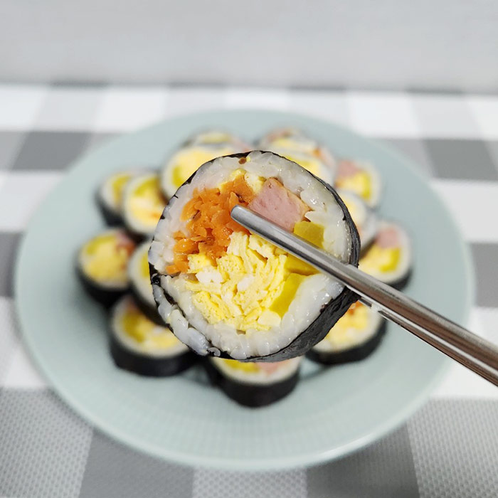 맛있는 김밥 완성