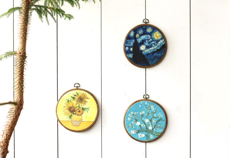 아몬드나무 별이 빛나는 밤 해바라기 인테리어 프레임 잠실 취미미술 아트 블라썸 고흐 아크릴 명화 원데이 클래스 9