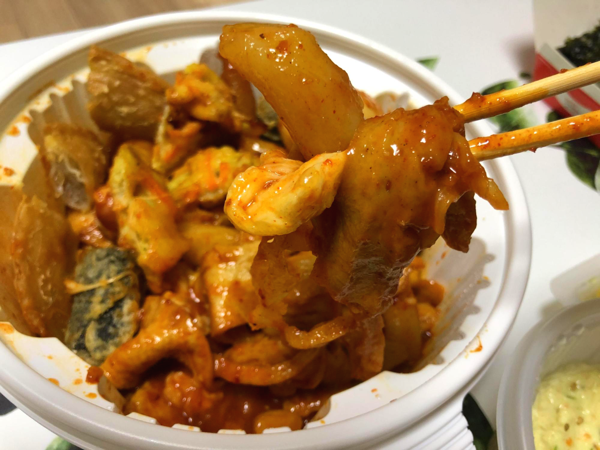  엽떡 눈물 콧물 도둑 맛보기
