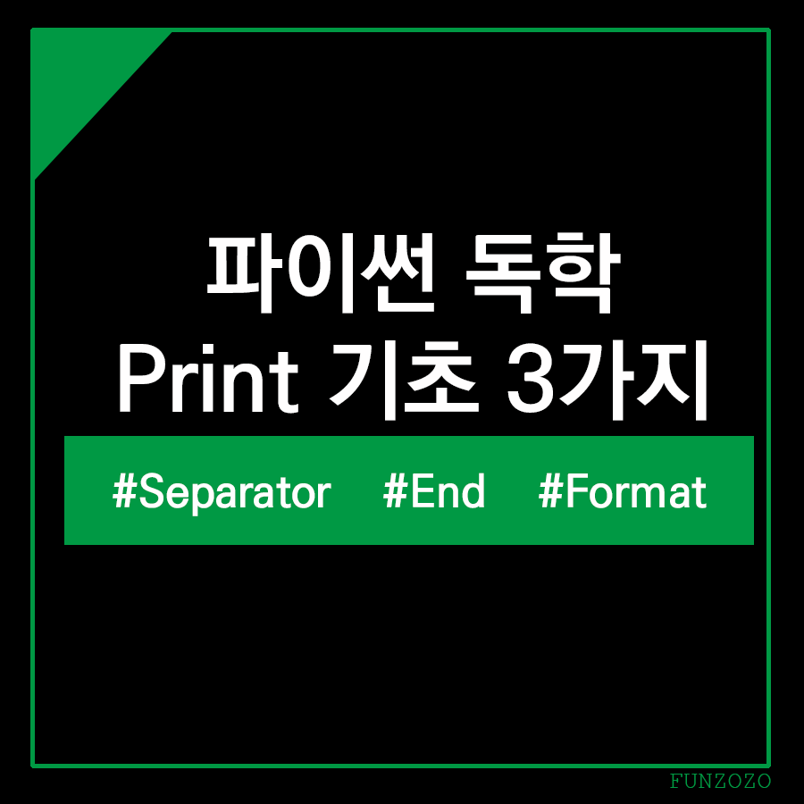  파이썬 프로그래밍 독학 - Print 문법 기초 3가지