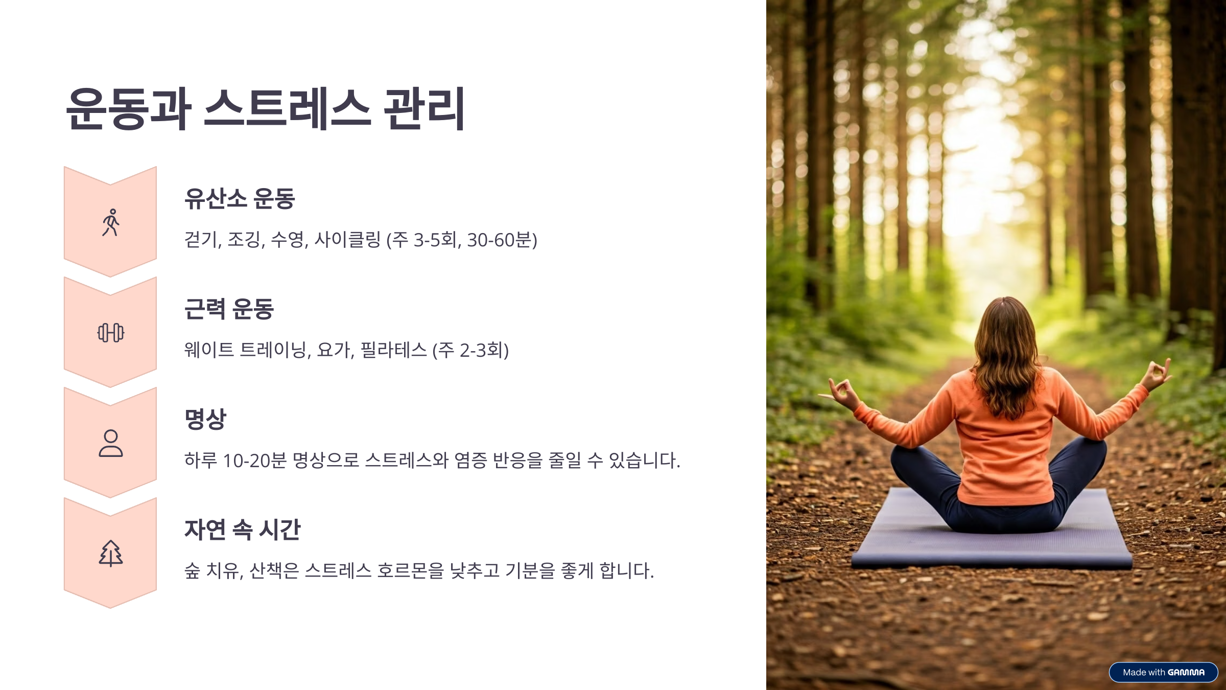운동과 스트레스