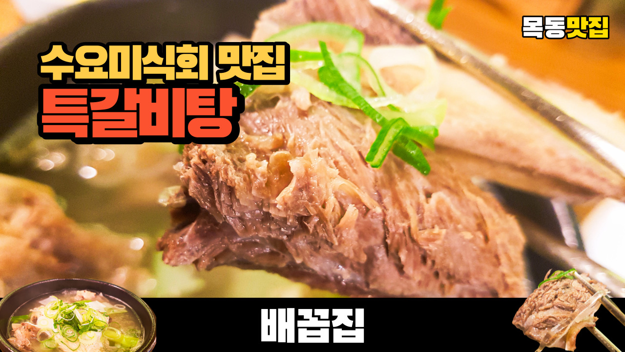  수요미식회 목동맛집 배꼽집에서 특갈비탕을 먹어봤습니다