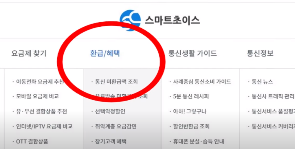 통신비 환급금