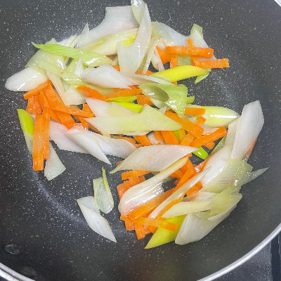 대파와당근볶기