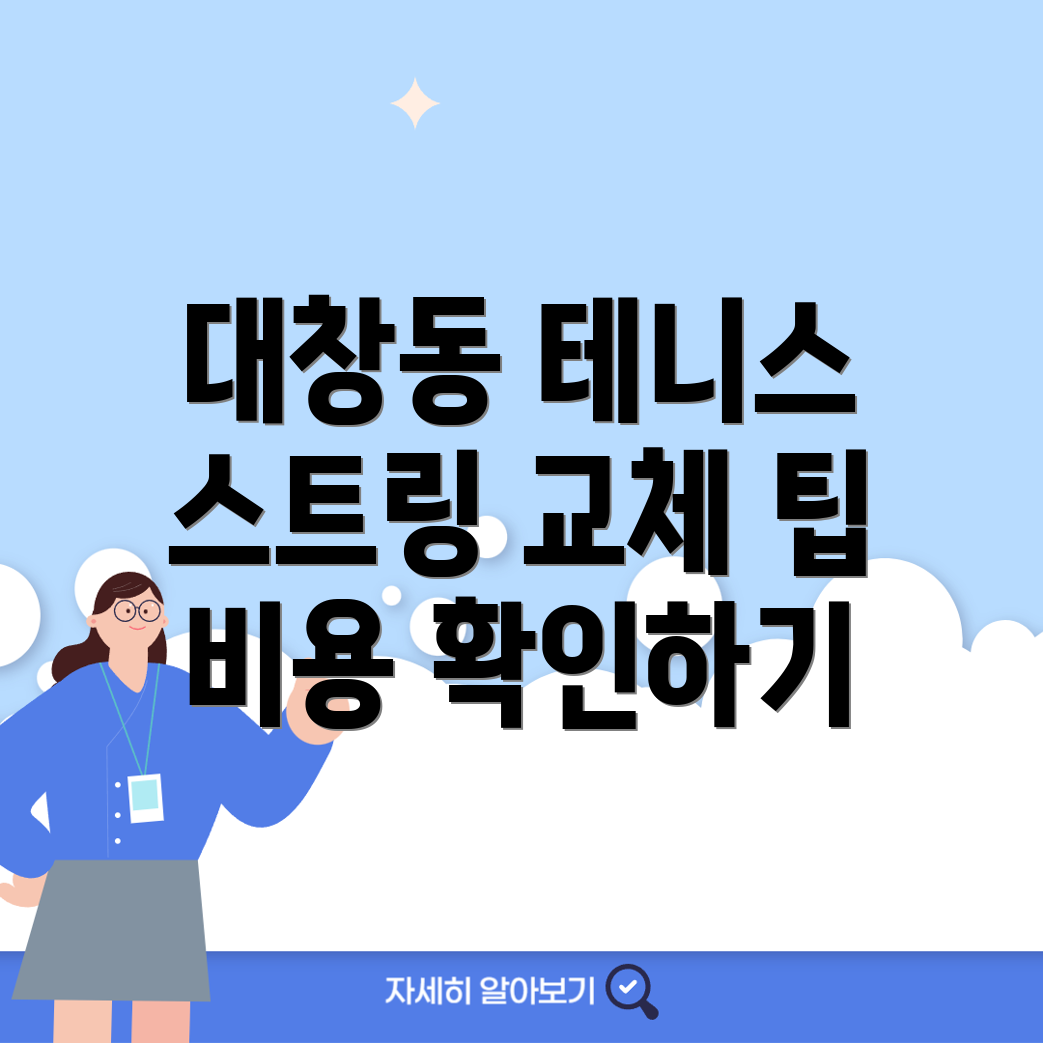 테니스 스트링 비용