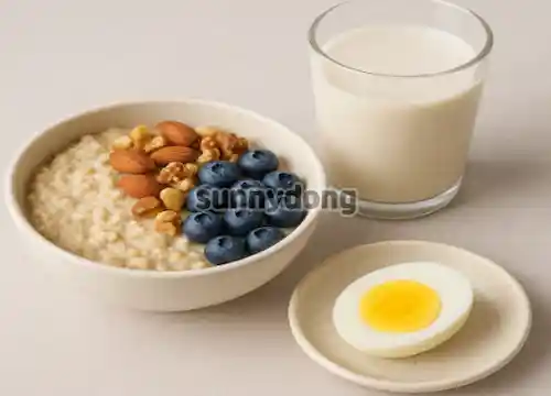 당뇨에 좋은 간단한 아침 식사 버전 이미지