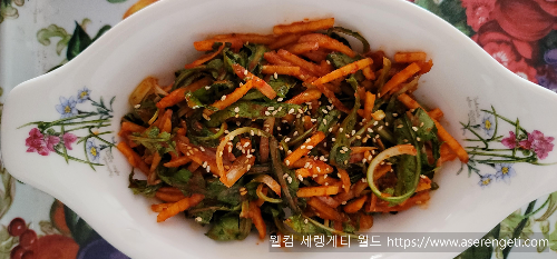  봄나물 요리 건강에 좋은 민들레 무침만들기