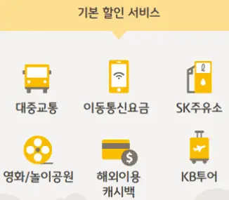 국민-디딤카드=기본할인-서비스