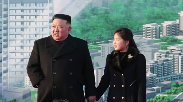 김정은과 그의 딸 김주애