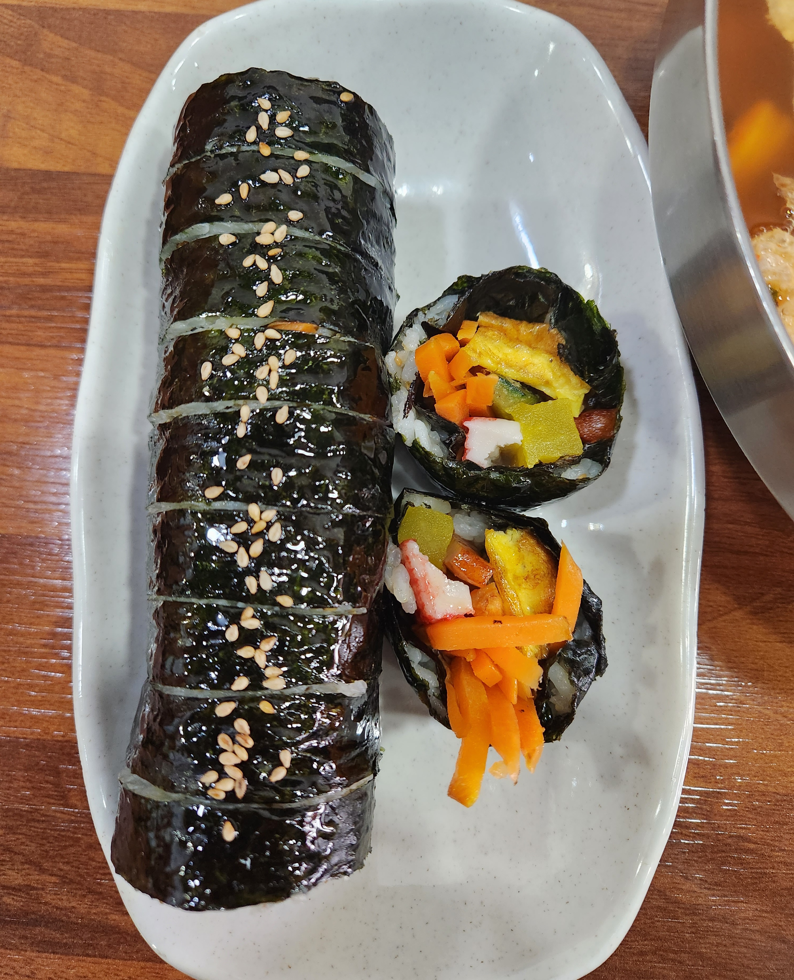 세종시 새롬동 맛집 서러시리멸치국수 김밥