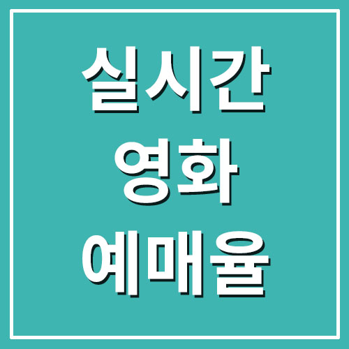  실시간 영화 예매율