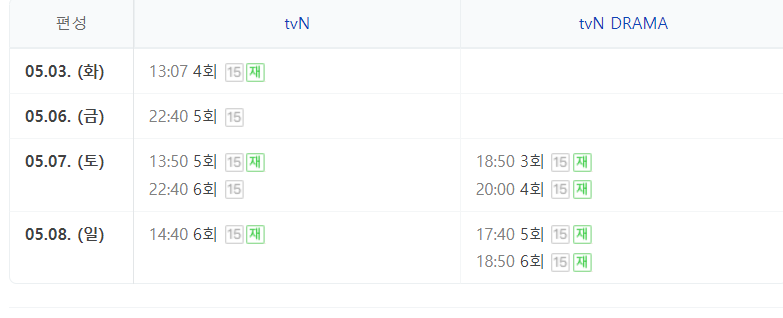 별똥별 5회 6회 재방송 다시보기 tvn 금토 드라마 보기