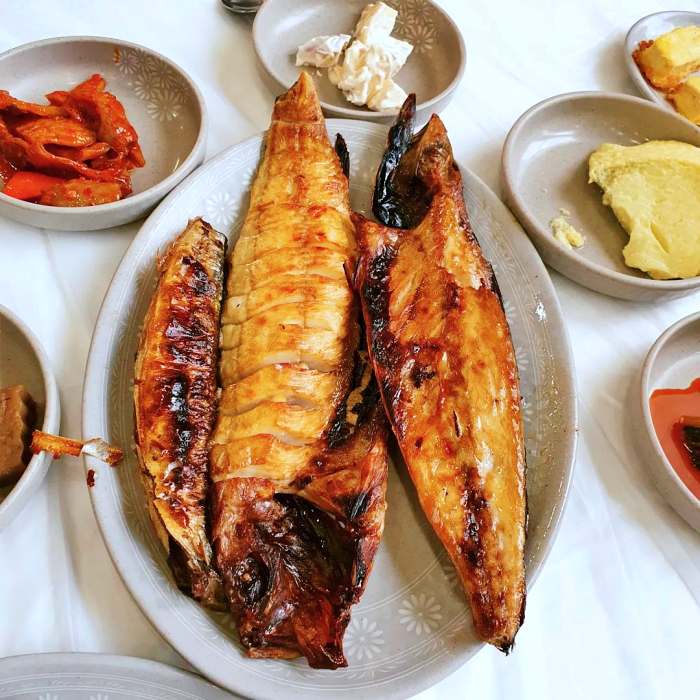 신선정보 코트야드 강릉 주문진 면수어 한상식당