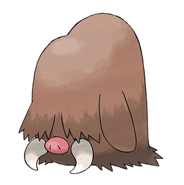  [포켓몬도감]  No. 221 메꾸리 Piloswine #221