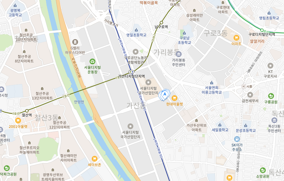  서울 아디다스 상설할인매장 위치 어디있나요?