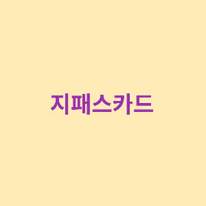 지패스카드