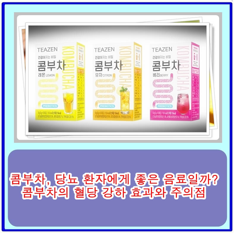  콤부차, 당뇨 환자에게 좋은 음료일까? 콤부차의 혈당 강하 효과와 주의점