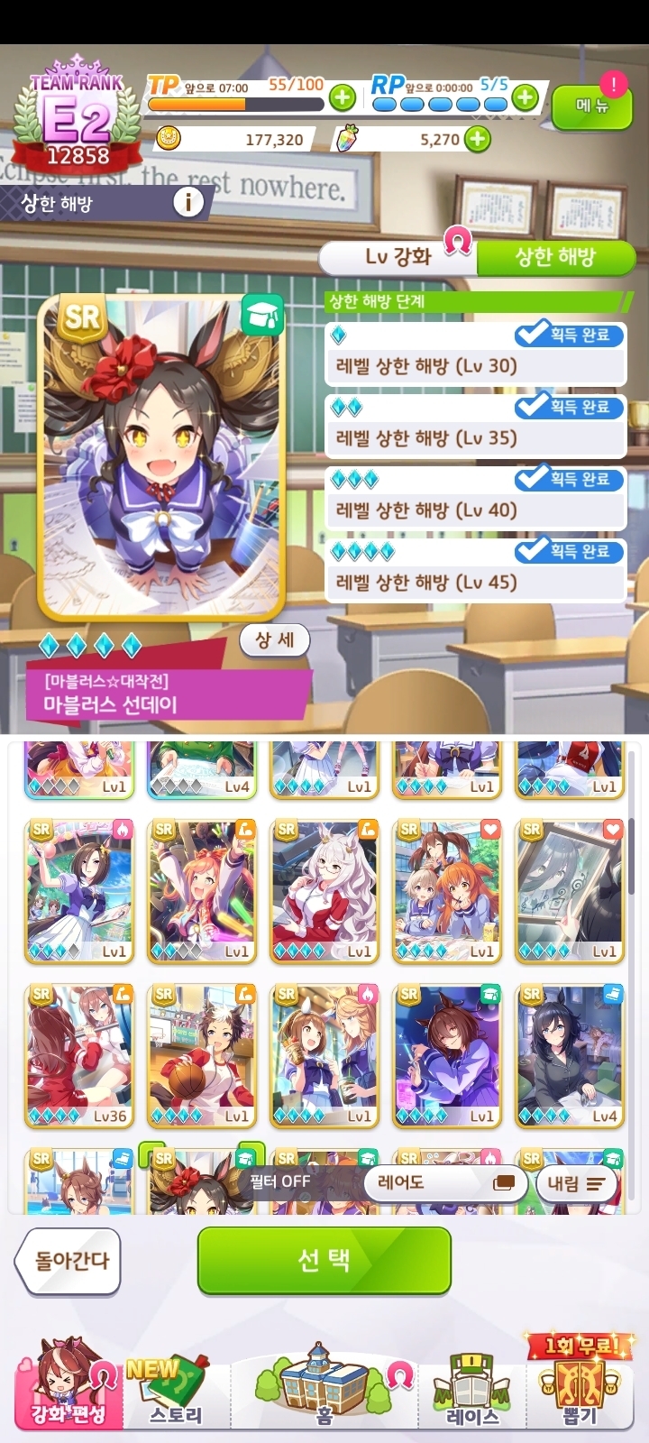  우마무스메(말딸) 프리티 더비 SR 서포트 카드 추천글