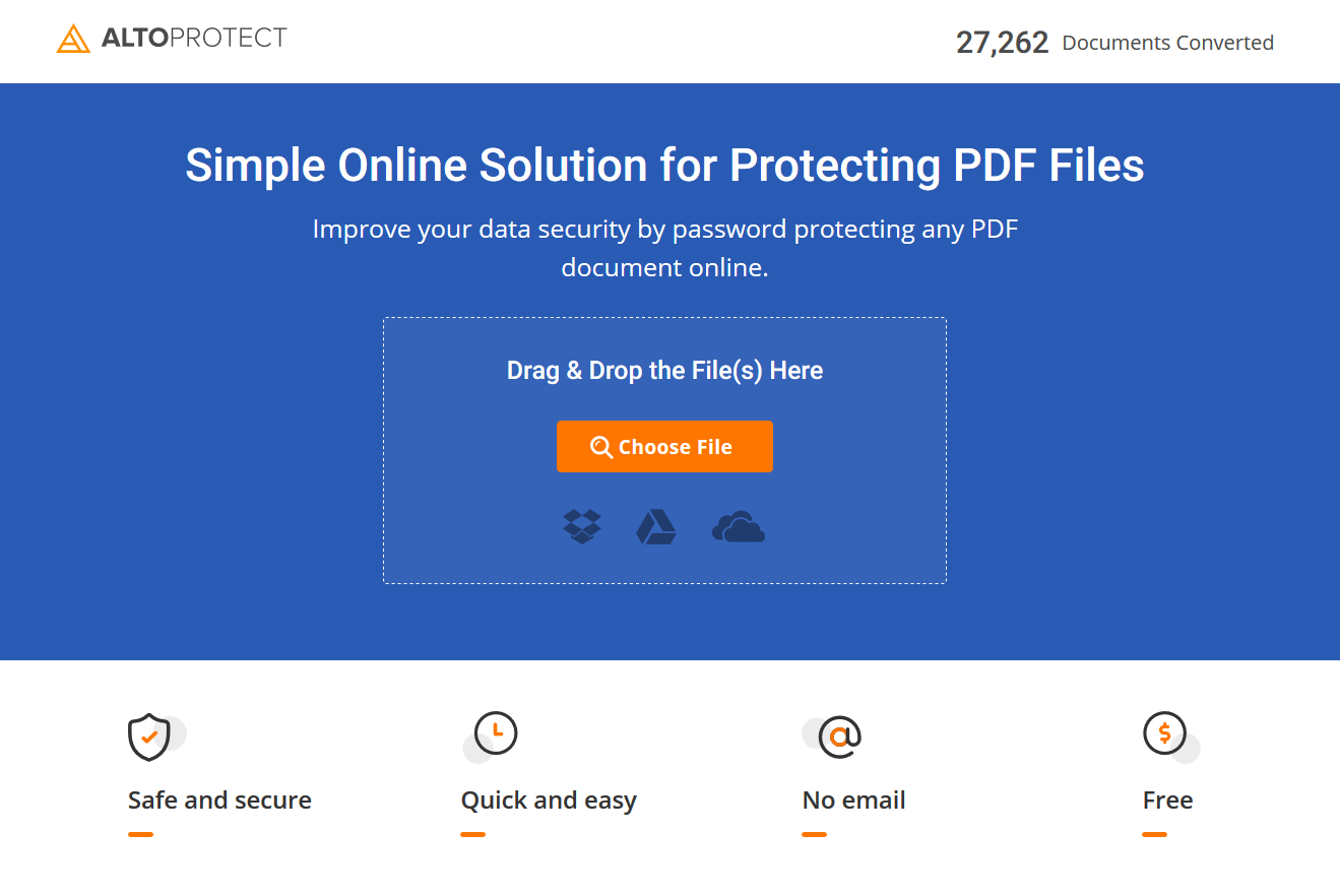  Password Protect PDF Free Online !