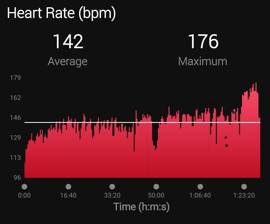 Garmin Swim2 심박수 기록