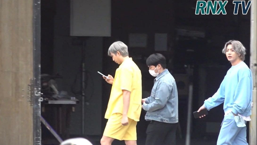  오늘 뮤비촬영했다고 하는 방탄소년단