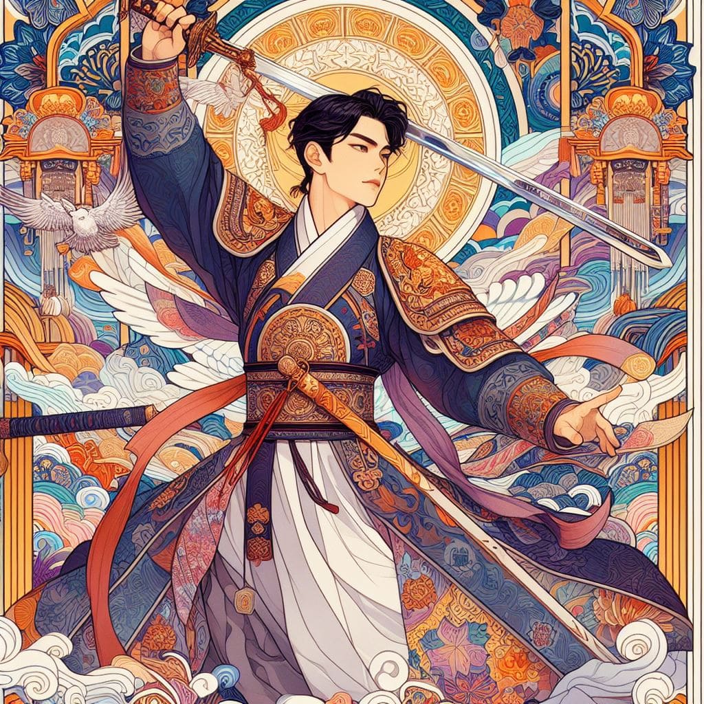 Korean traditional warrior 08
