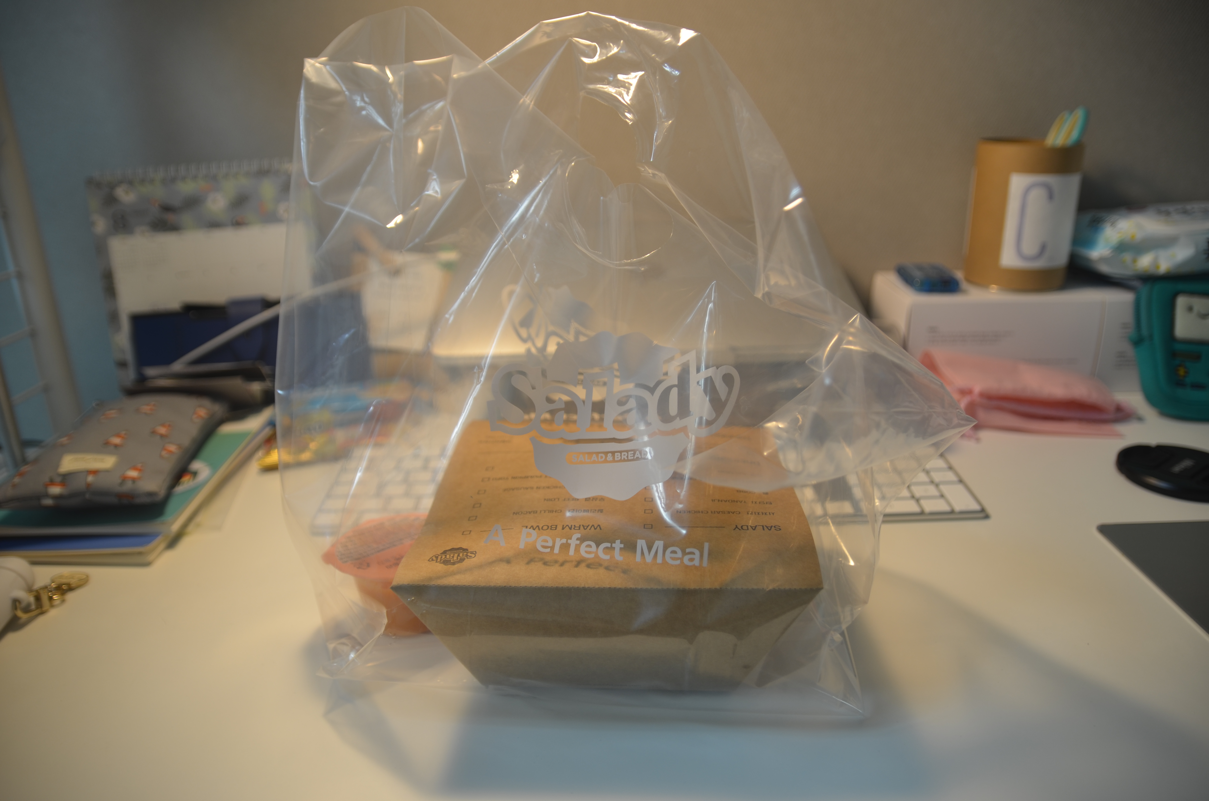  맛있는 다이어트 음식 샐러디 칠리베이컨 웜볼
