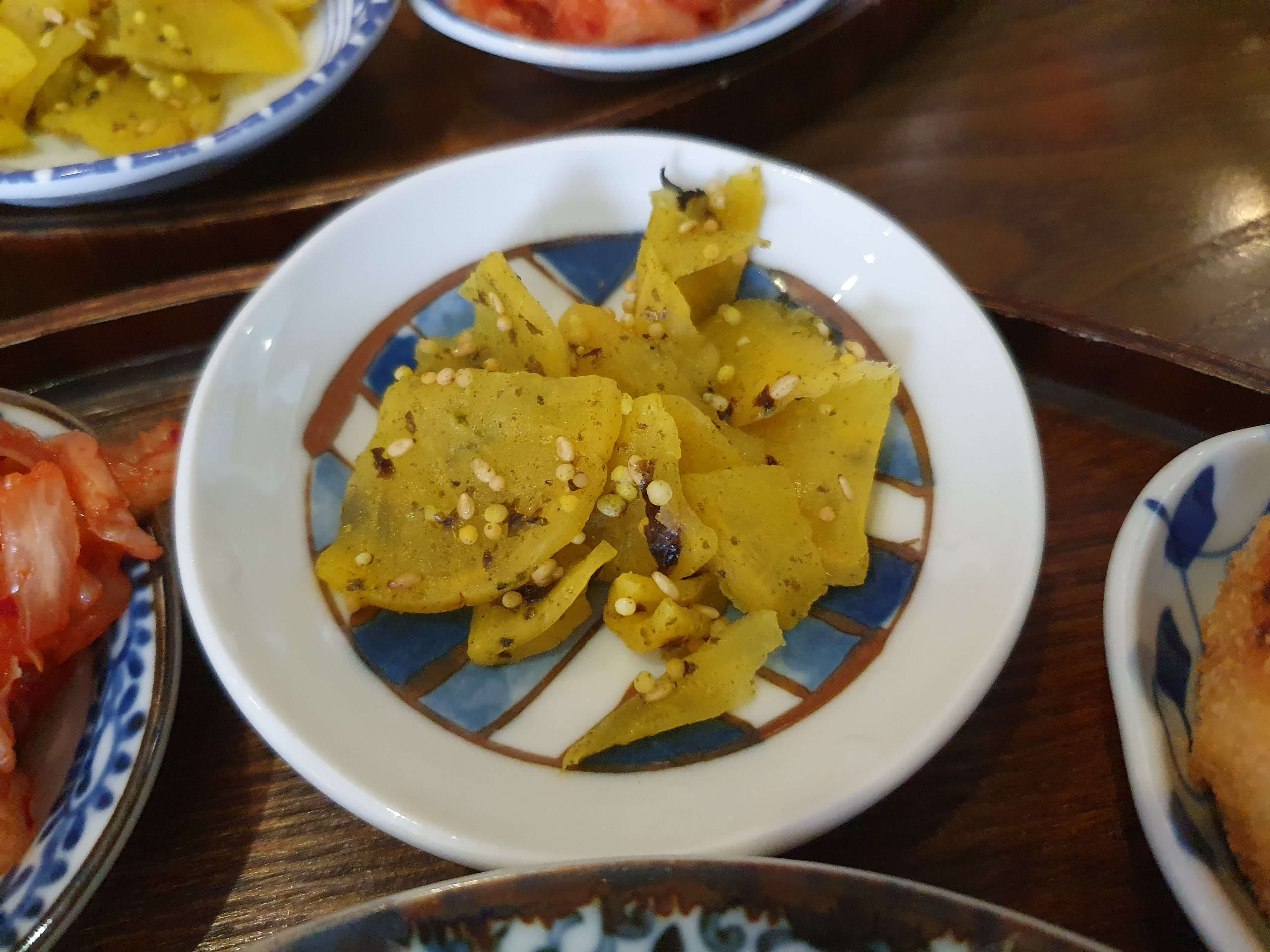 남천동(광안리해수욕장) 맛집 다이도코로-단무지무침