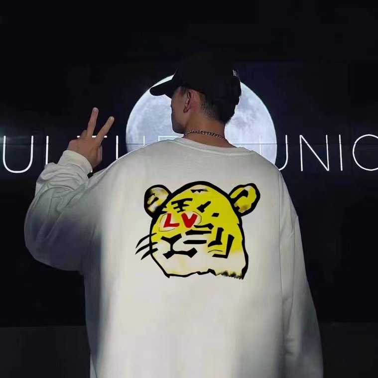  [LOUIS VUITTON] 루이비통 타이거 프린트 스웨트 셔츠 맨투맨 티셔츠