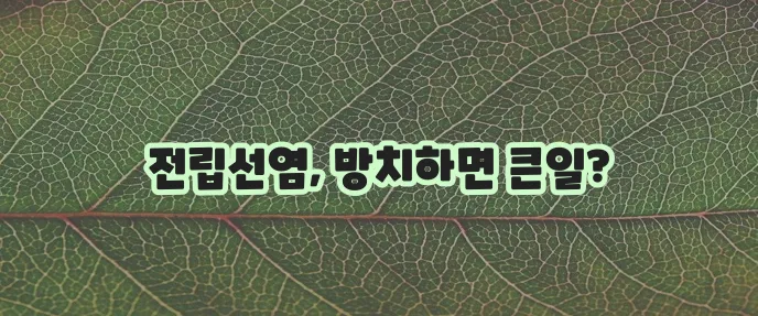 전립선염 초기증상 원인과 예방 그리고 진단이 중요합니다