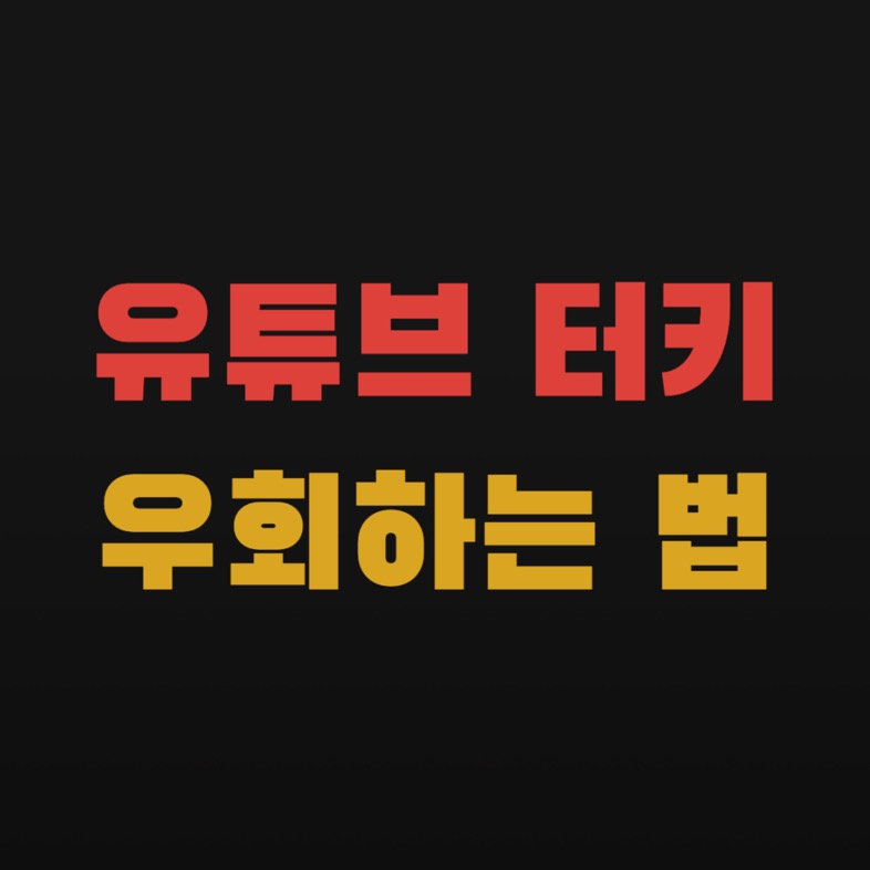 유튜브 터키 우회하는 방법