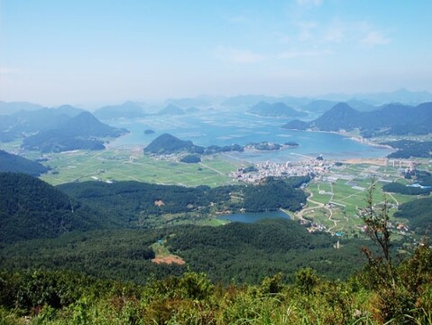 드비치CC 주변 관광지 거제 5경 계룡산