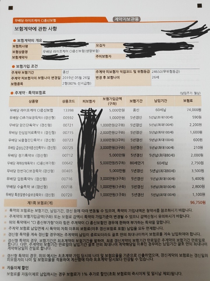  ING생명 라이프케어 CI종신보험 재무설계 어떤가요