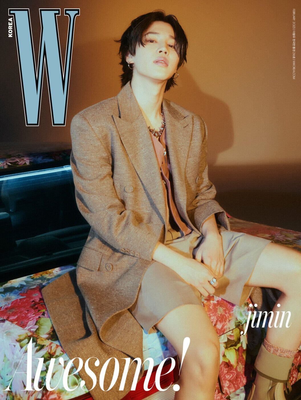  방금 공개된 방탄소년단 지민 <W코리아> Volume 2 커버 6종