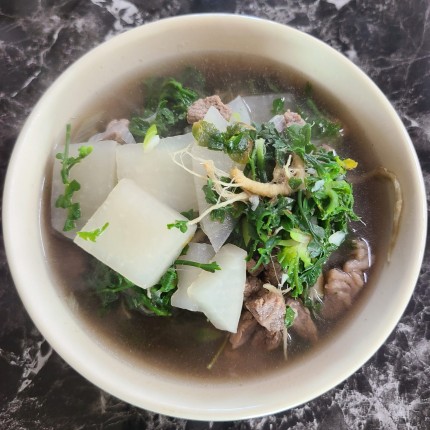 소고기 - 냉국 - 요리법