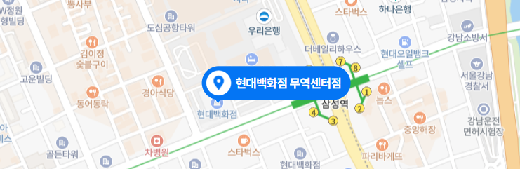 현대백화점-지도-사진