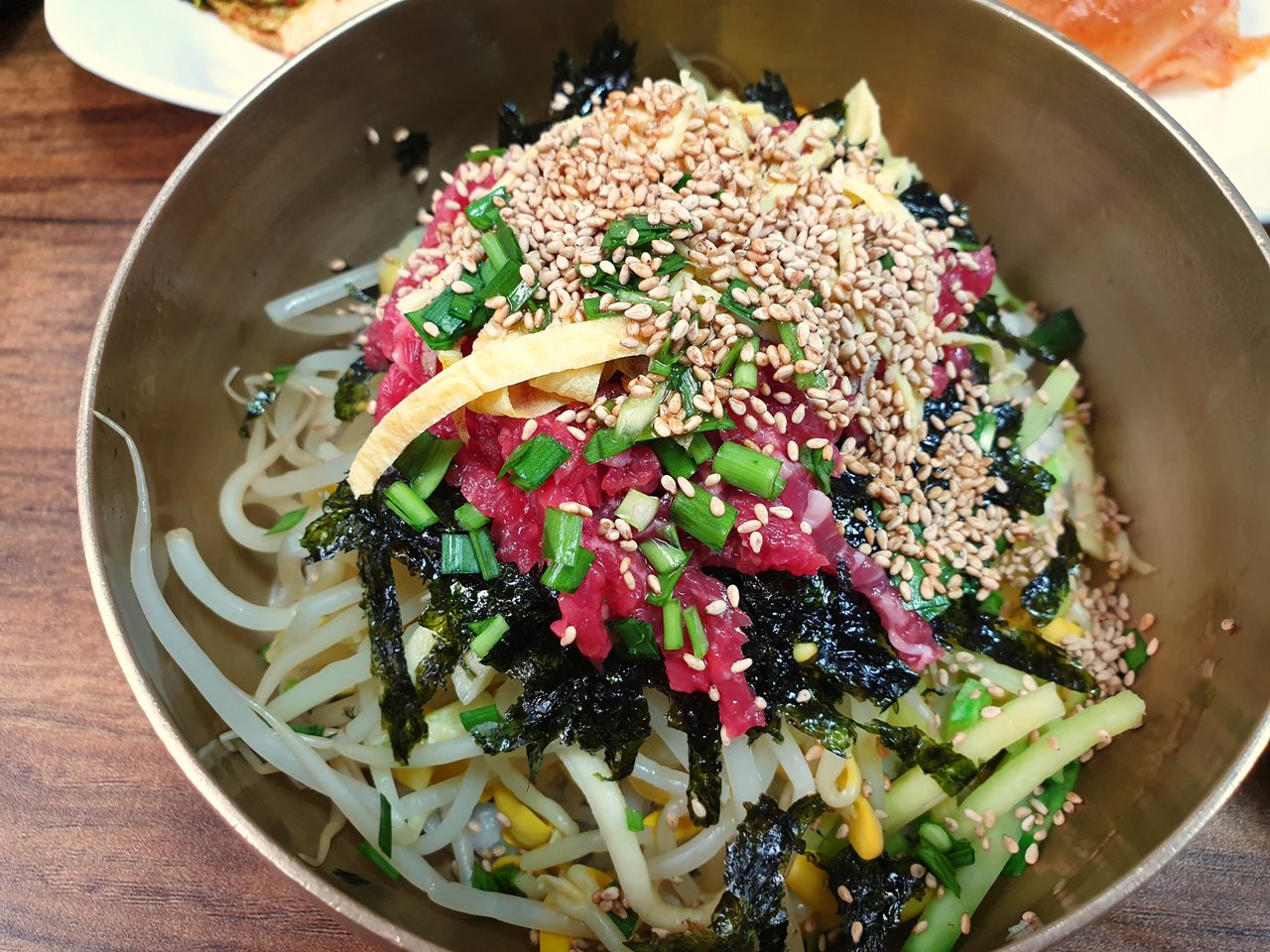 함평 화랑식당 육회비빔밥