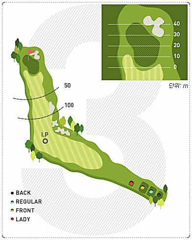 천안상록CC 동 코스 3번 홀